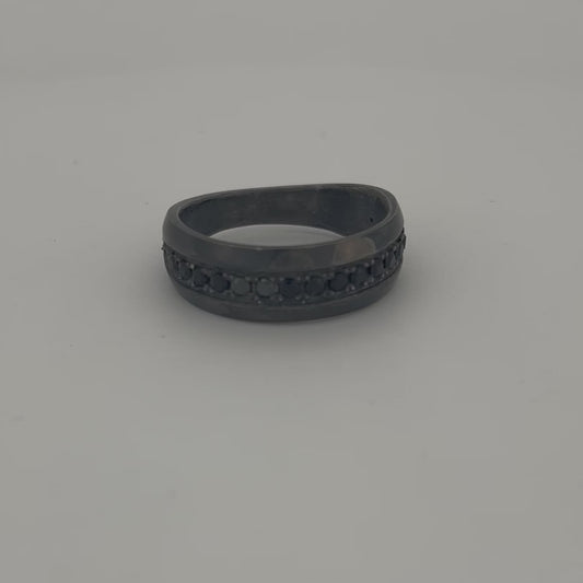 PAVE TAPERED BAND