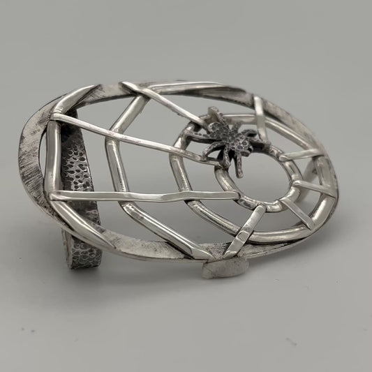 SPIDERWEB BELT BUCKLE